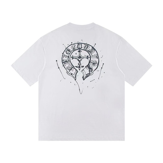 CHROME HEARTS 背面素描馬蹄鐵短袖 (白) CHROME HEARTS 背面素描馬蹄鐵短袖 (白)