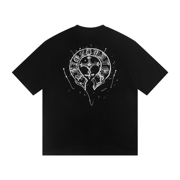 CHROME HEARTS 背面素描馬蹄鐵短袖 (黑) CHROME HEARTS 背面素描馬蹄鐵短袖 (黑)