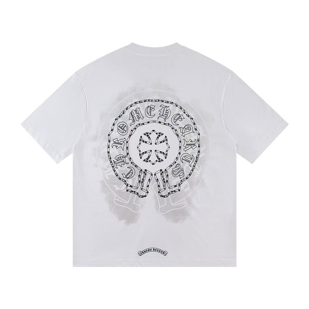 CHROME HEARTS 虛實馬蹄鐵短袖 (白) CHROME HEARTS 虛實馬蹄鐵短袖 (白)