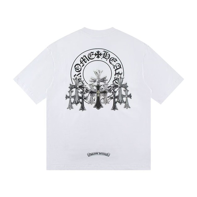 CHROME HEARTS 多重十字架短袖 (白) CHROME HEARTS 多重十字架短袖 (白)