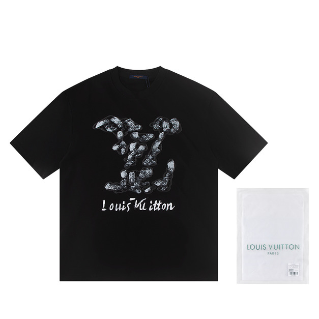 LOUIS VUITTON 油畫大LOGO短袖 (黑) LOUIS VUITTON 油畫大LOGO短袖 (黑)
