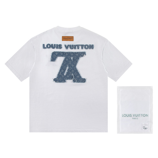 LOUIS VUITTON 牛仔反轉LOGO (白) LOUIS VUITTON 牛仔反轉LOGO (白)
