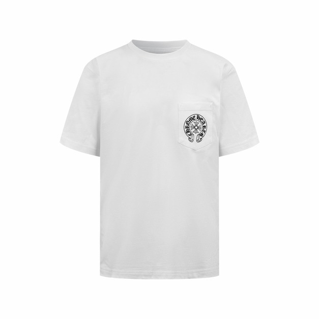 CHROME HEARTS 馬蹄口袋印花短袖 (白) CHROME HEARTS 馬蹄口袋印花短袖 (白)
