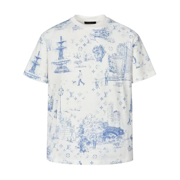 LOUIS VUITTON 公園印花珠地短袖 LOUIS VUITTON 公園印花珠地短袖
