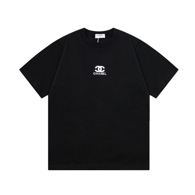 CHANEL 小雙 C Logo 短袖 (黑) CHANEL 小雙 C Logo 短袖 (黑)