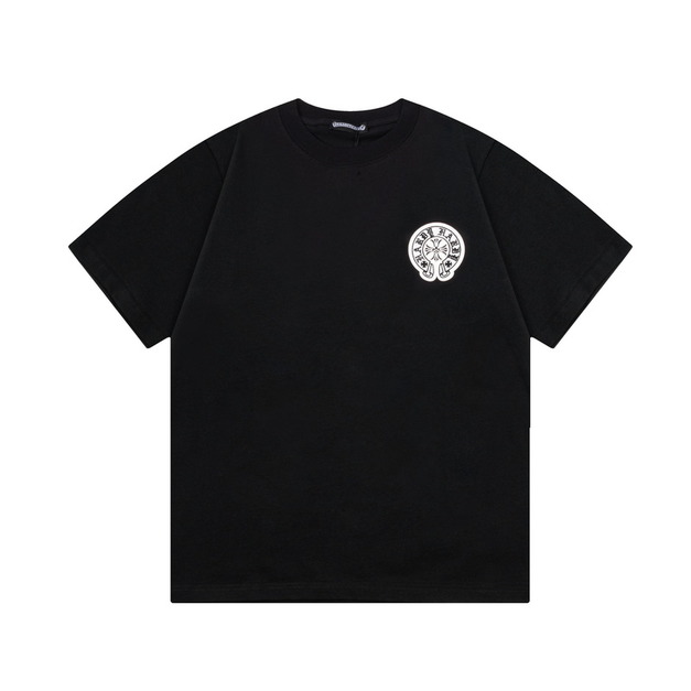 CHROME HEARTS 十字花徽章短袖 (黑) CHROME HEARTS 十字花徽章短袖 (黑)
