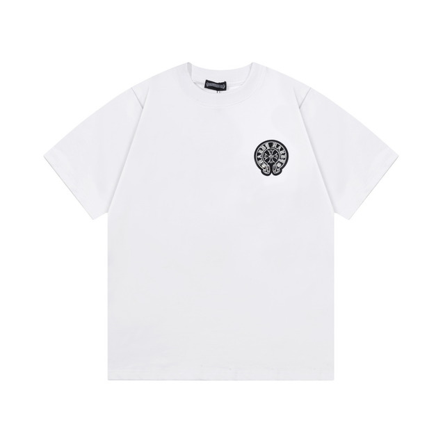 CHROME HEARTS 十字花徽章短袖 (白) CHROME HEARTS 十字花徽章短袖 (白)