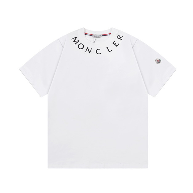 MONCLER 弧形字母短袖 (白) MONCLER 弧形字母短袖 (白)