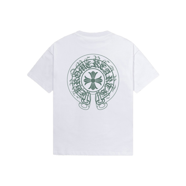 CHROME HEARTS 馬蹄形十字徽章短袖 (白) CHROME HEARTS 馬蹄形十字徽章短袖 (白)