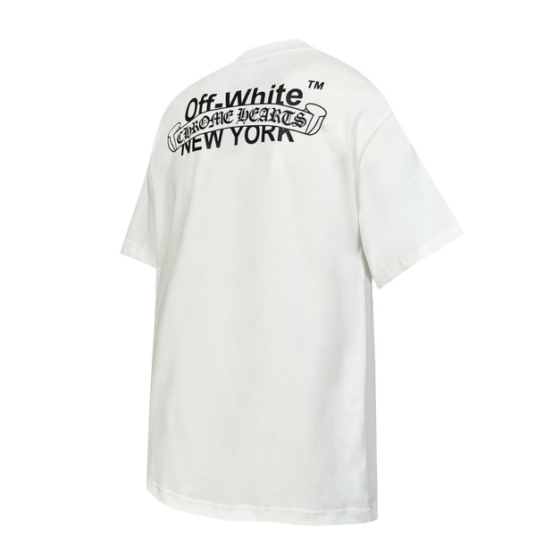 CHROME HEARTS X Off-White 聯名款十字架短袖 (白) CHROME HEARTS X Off-White 聯名款十字架短袖 (白)