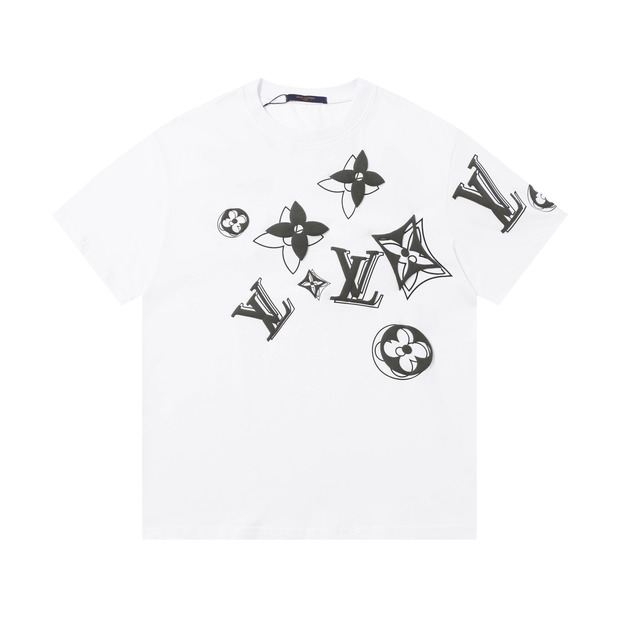 LOUIS VUITTON Monogram 散點短袖 (白) LOUIS VUITTON Monogram 散點短袖 (白)