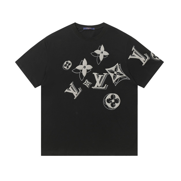 LOUIS VUITTON Monogram 散點短袖 (黑) LOUIS VUITTON Monogram 散點短袖 (黑)