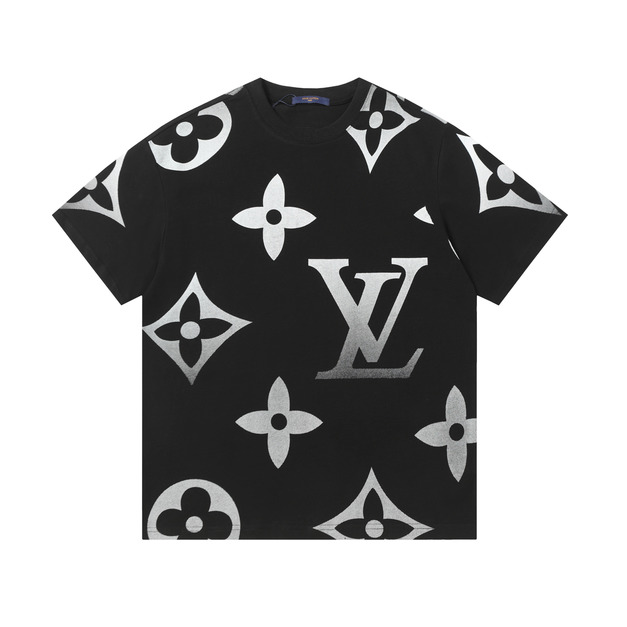 LOUIS VUITTON 大型 Monogram 滿版印花短袖 (黑) LOUIS VUITTON 大型 Monogram 滿版印花短袖 (黑)