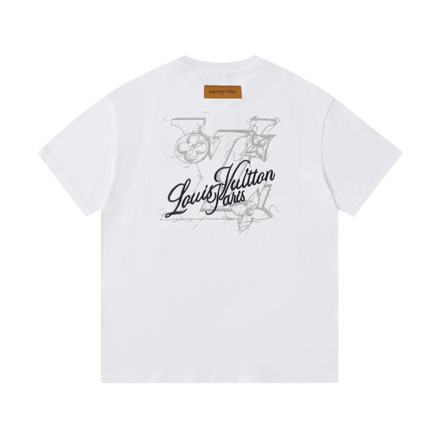 LOUIS VUITTON 手繪草圖短袖 (白) LOUIS VUITTON 手繪草圖短袖 (白)