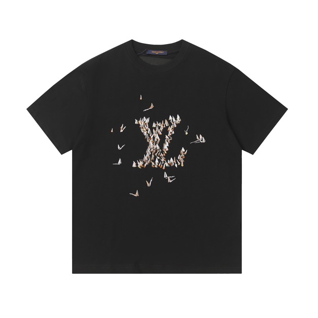 LOUIS VUITTON 飛鳥圖案短袖 (黑) LOUIS VUITTON 飛鳥圖案短袖 (黑)