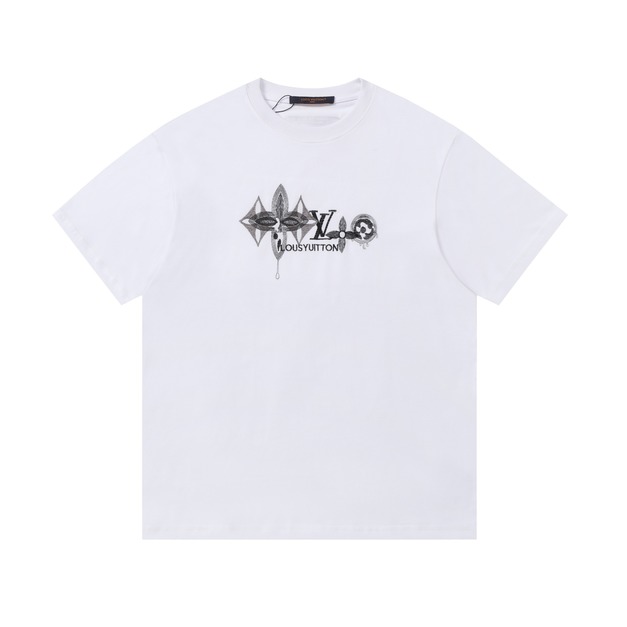 LOUIS VUITTON 哥德風格塗鴉短袖 (白) LOUIS VUITTON 哥德風格塗鴉短袖 (白)