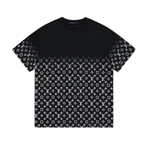 LOUIS VUITTON LV Monogram 滿版印花短袖 (黑) LOUIS VUITTON LV Monogram 滿版印花短袖 (黑)