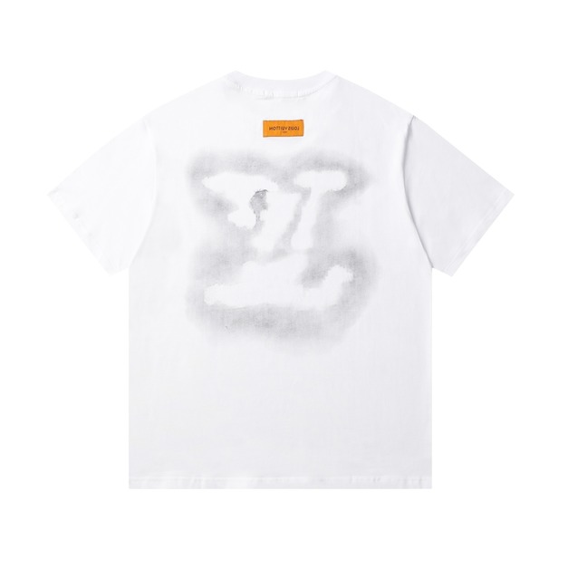LOUIS VUITTON 煙霧效果短袖 (白) LOUIS VUITTON 煙霧效果短袖 (白)