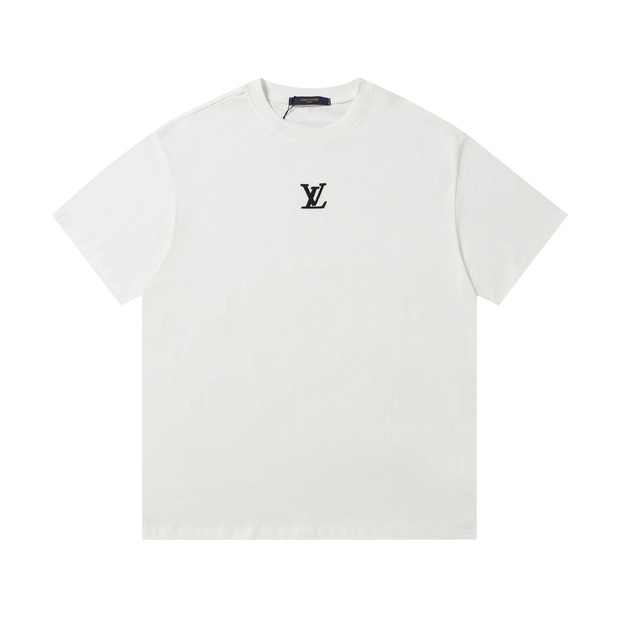 LOUIS VUITTON 簡約刺繡短袖 (白) LOUIS VUITTON 簡約刺繡短袖 (白)