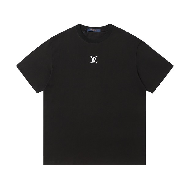 LOUIS VUITTON 簡約刺繡短袖 (黑) LOUIS VUITTON 簡約刺繡短袖 (黑)