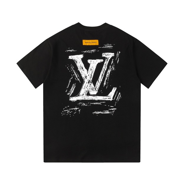 LOUIS VUITTON 粉筆塗鴉短袖 (黑) LOUIS VUITTON 粉筆塗鴉短袖 (黑)