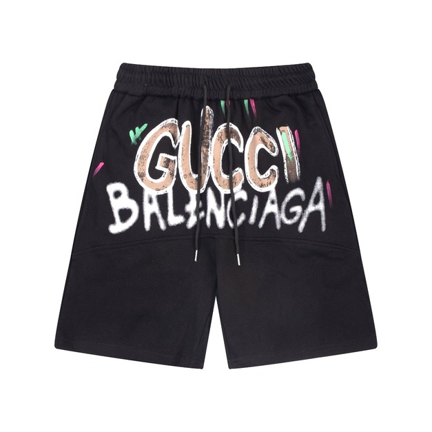 GUCCI × BALENCIAGA 聯名塗鴉短褲 GUCCI × BALENCIAGA 聯名塗鴉短褲