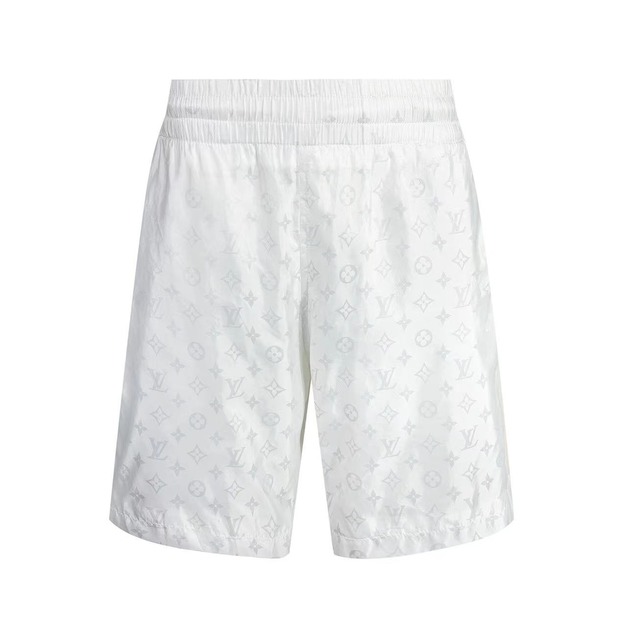 LOUIS VUITTON Monogram 壓紋運動短褲 (白) LOUIS VUITTON Monogram 壓紋運動短褲 (白)