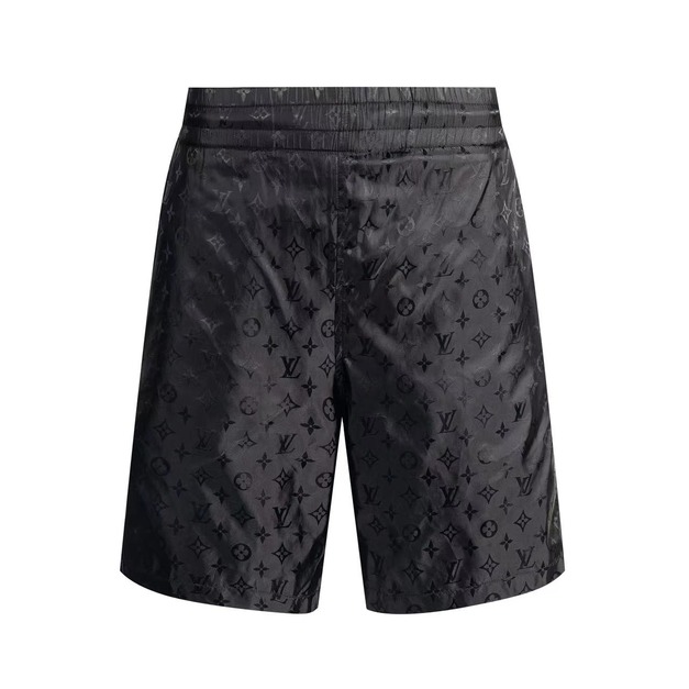 LOUIS VUITTON Monogram 壓紋運動短褲 (黑) LOUIS VUITTON Monogram 壓紋運動短褲 (黑)