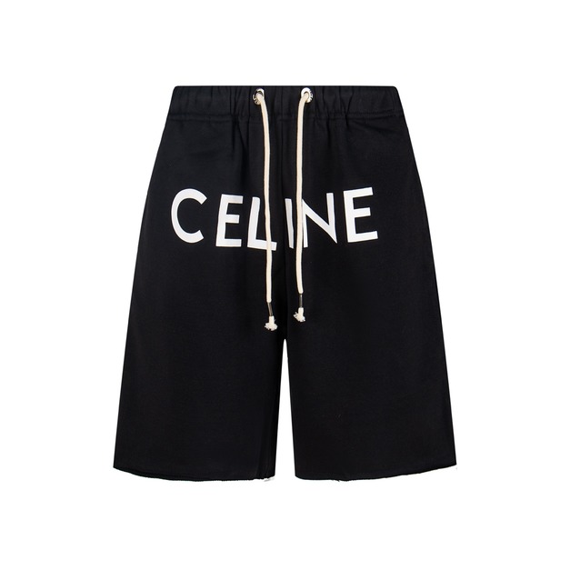 CELINE 大Logo 印花運動短褲 (黑) CELINE 大Logo 印花運動短褲 (黑)