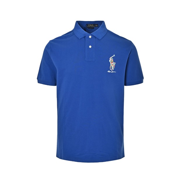 RALPH LAUREN 彩色戰馬刺繡Polo短袖 (藍) RALPH LAUREN 彩色戰馬刺繡Polo短袖 (藍)