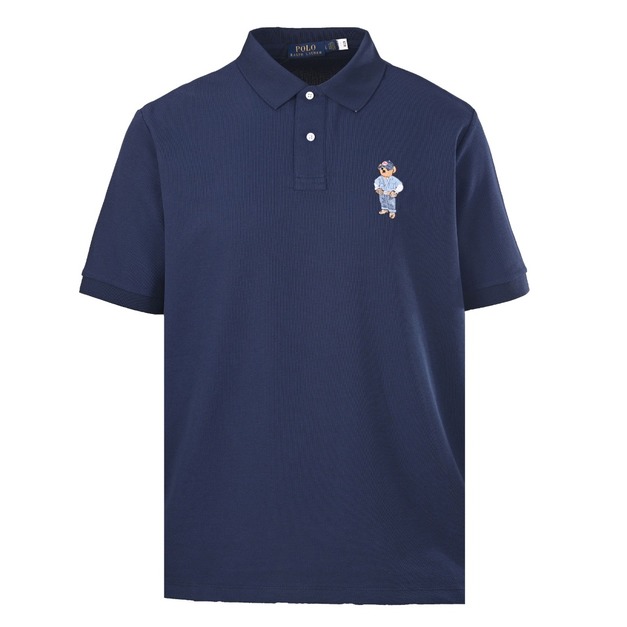 RALPH LAUREN 卡通刺繡小熊短袖POLO衫 (藏青) RALPH LAUREN 卡通刺繡小熊短袖POLO衫 (藏青)