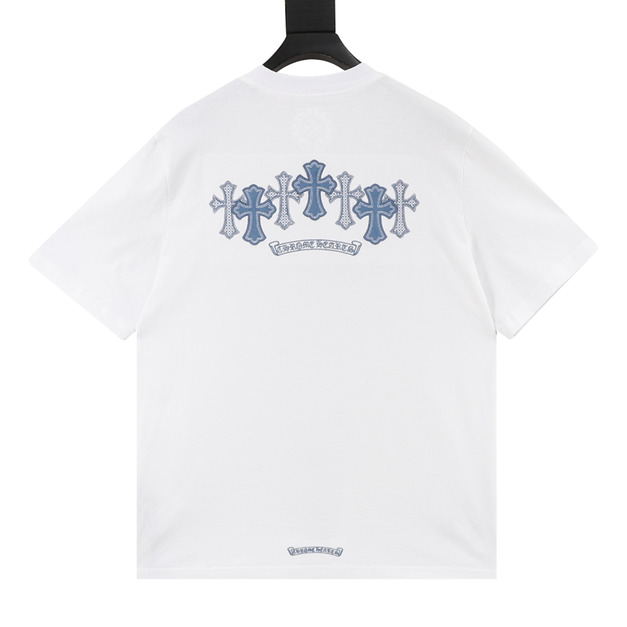 CHROME HEARTS 梵文十字架印花短袖 (白) CHROME HEARTS 梵文十字架印花短袖 (白)