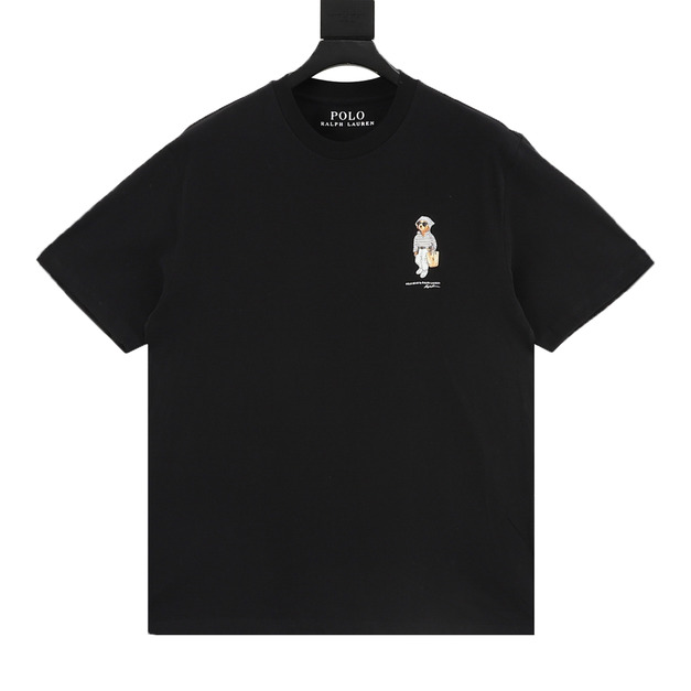 RALPH LAUREN 胸口小熊圓領短袖 (黑) RALPH LAUREN 胸口小熊圓領短袖 (黑)