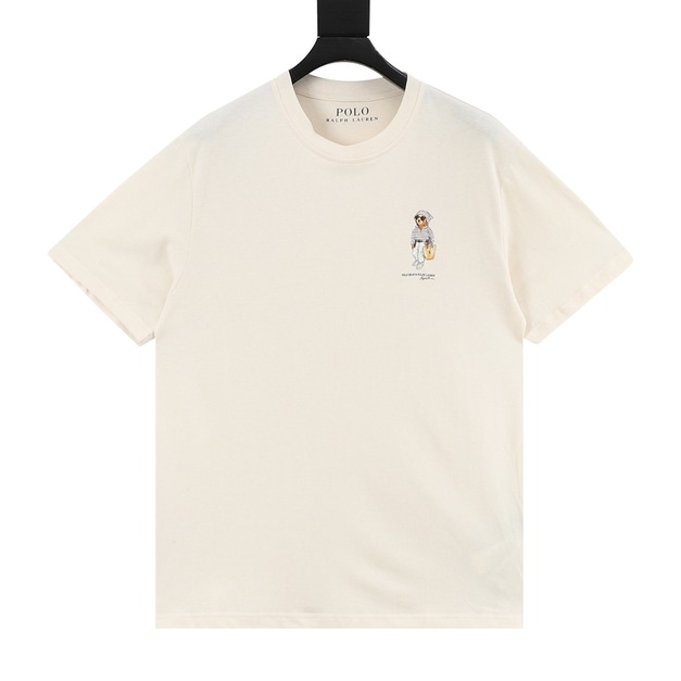 RALPH LAUREN 胸口小熊圓領短袖 (米白) RALPH LAUREN 胸口小熊圓領短袖 (米白)