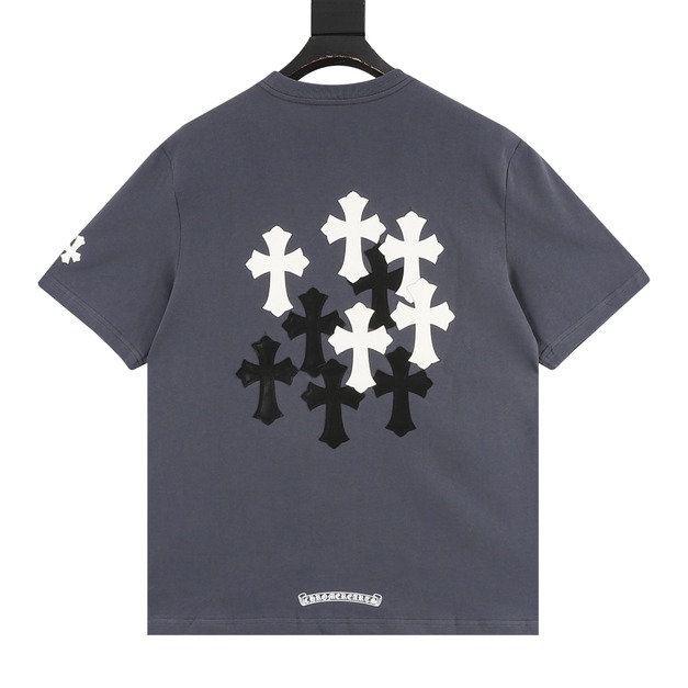 CHROME HEARTS 梵文十字架圓領短袖 CHROME HEARTS 梵文十字架圓領短袖