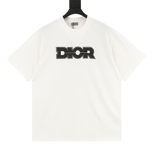 DIOR 重工串珠刺繡短袖 (白) DIOR 重工串珠刺繡短袖 (白)