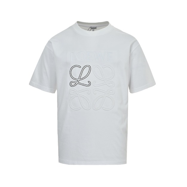 LOEWE 撞色logo刺繡短袖 (白) LOEWE 撞色logo刺繡短袖 (白)