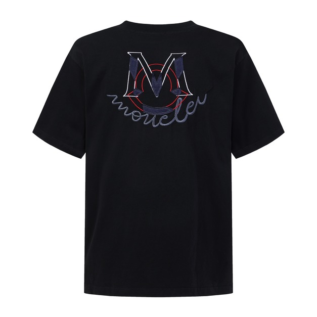 MONCLER 復古M標刺繡短袖 (黑) MONCLER 復古M標刺繡短袖 (黑)
