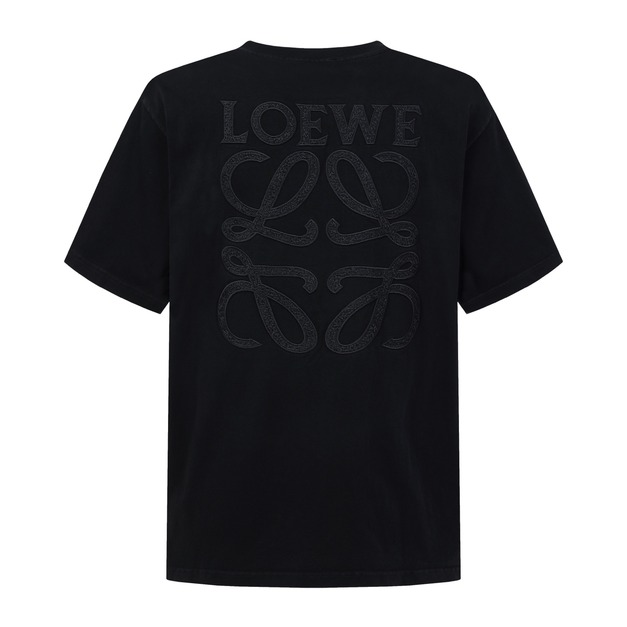 LOEWE 浮雕Anagram短袖 (黑) LOEWE 浮雕Anagram短袖 (黑)
