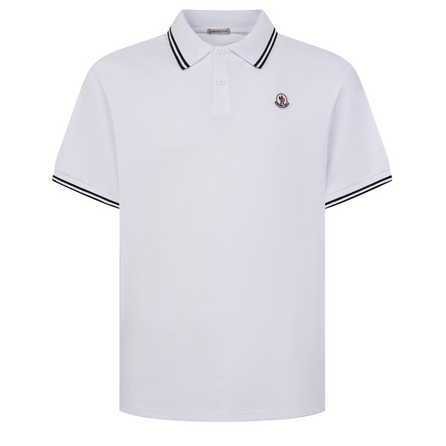 MONCLER 小標logo純棉polo衫 (白) MONCLER 小標logo純棉polo衫 (白)