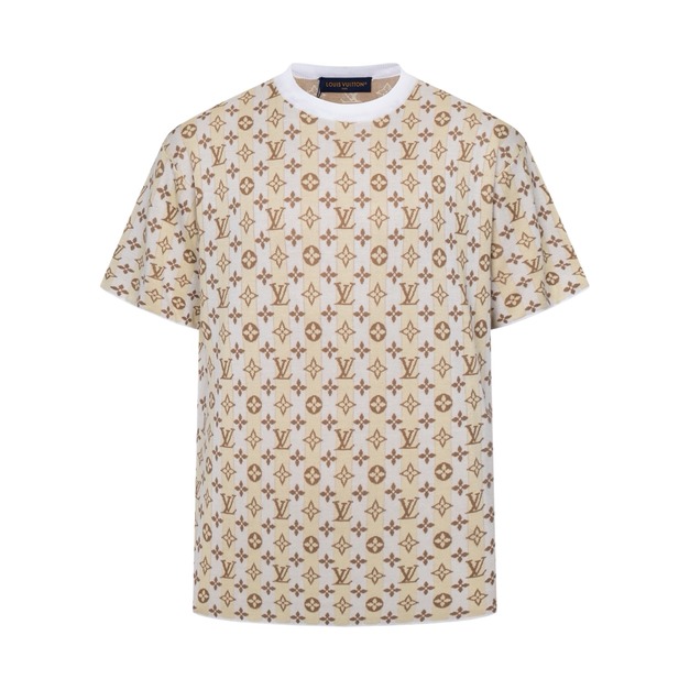 LOUIS VUITTON Monogram滿幅提花針織短袖 LOUIS VUITTON Monogram滿幅提花針織短袖