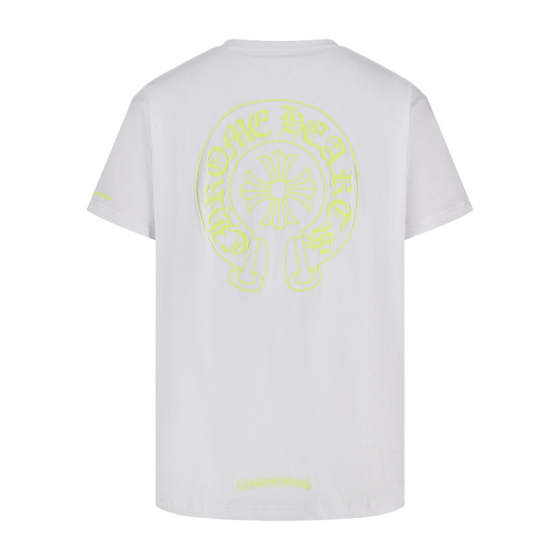 CHROME HEARTS 螢光綠馬蹄短袖(白色) CHROME HEARTS 螢光綠馬蹄短袖(白色)
