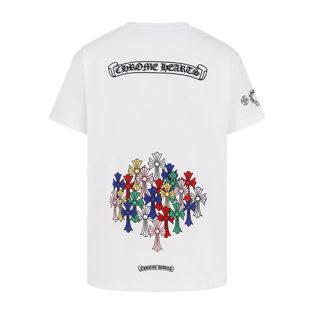 CHROME HEARTS 彩色十字架幻影短袖(白色) CHROME HEARTS 彩色十字架幻影短袖(白色)