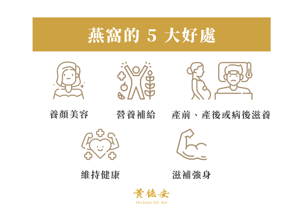 燕窩的 5 大好處