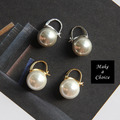 【A180403】【現貨】銅鍍玻璃大珍珠耳環耳扣耳針【白色、灰色】_5 【A180403】【現貨】銅鍍玻璃大珍珠耳環耳扣耳針【白色、灰色】_5