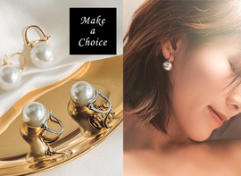 【A180403】【現貨】銅鍍玻璃大珍珠耳環耳扣耳針【白色、灰色】