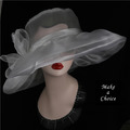 【A190304】【現貨】復古寫真造型寬簷歐根紗禮帽【白色、黑色】。新娘飾品_3 【A190304】【現貨】復古寫真造型寬簷歐根紗禮帽【白色、黑色】。新娘飾品_3
