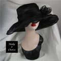 【A190304】【現貨】復古寫真造型寬簷歐根紗禮帽【白色、黑色】。新娘飾品_4 【A190304】【現貨】復古寫真造型寬簷歐根紗禮帽【白色、黑色】。新娘飾品_4