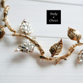A220903【現貨】手工做舊復古金色枝葉水鑽軟式髮帶髮條髮飾。 新娘飾品自助婚紗伴娘【金色】_6 A220903【現貨】手工做舊復古金色枝葉水鑽軟式髮帶髮條髮飾。 新娘飾品自助婚紗伴娘【金色】_6