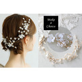A240701【現貨】手工唯美白色陶瓷花朵串珠金色髮飾髮帶髮條。新娘飾品自助婚紗旅拍寫真 A240701【現貨】手工唯美白色陶瓷花朵串珠金色髮飾髮帶髮條。新娘飾品自助婚紗旅拍寫真
